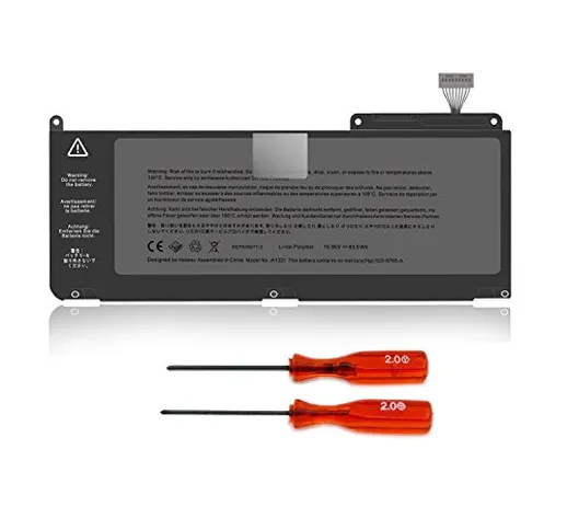 Lavolta - Batteria di ricambio per Apple MacBook Unibody 13" A1331 A1342 (fine 2009 - metà...