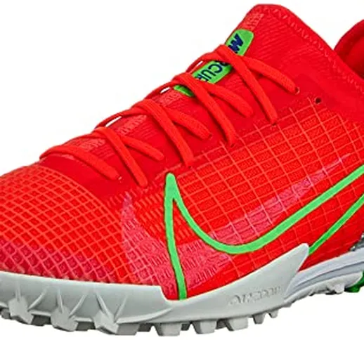 Nike Zoom Vapor 14 PRO TF, Scarpe da Calcio Unisex-Adulto, BRT Crimson/Mtlc Silver-Indigo...