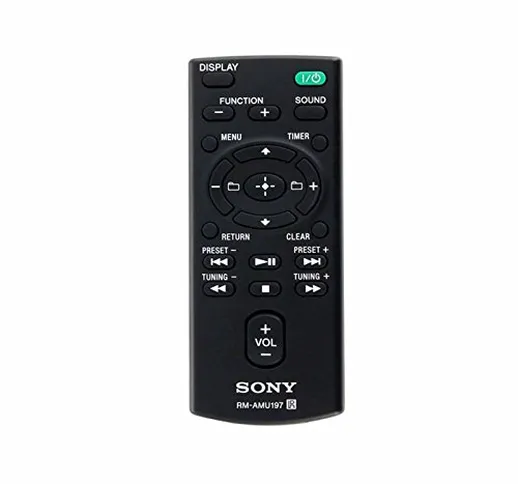 Sony Telecomando per CMT-X5CDB CMTX5CDB Hi-Fi System with Bluetooth - Con due batterie AAA...