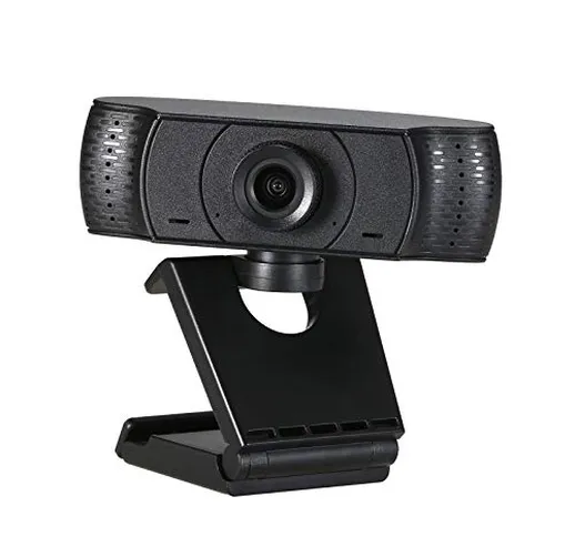 ChengBeautiful Webcam HD 1080p HD Webcam USB Computer Webcam Microfono Integrato Supporto...