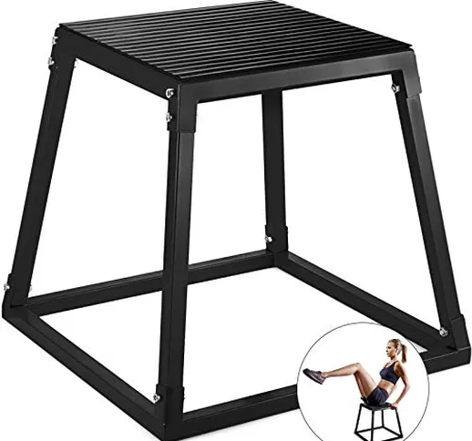 VEVOR Plyo Box Esercizio Plyo Box per Saltare Piattaforma Crossfit e Allenamento Pliometri...