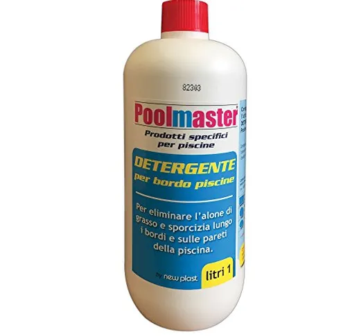 New Plast 2963 - Detergente per la pulizia della vasca Piscina, Flacone 1 lt