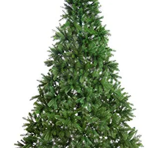 Miglior albero di Natale, 210 cm, pino artificiale da interno, sembra vero, in polietilene...