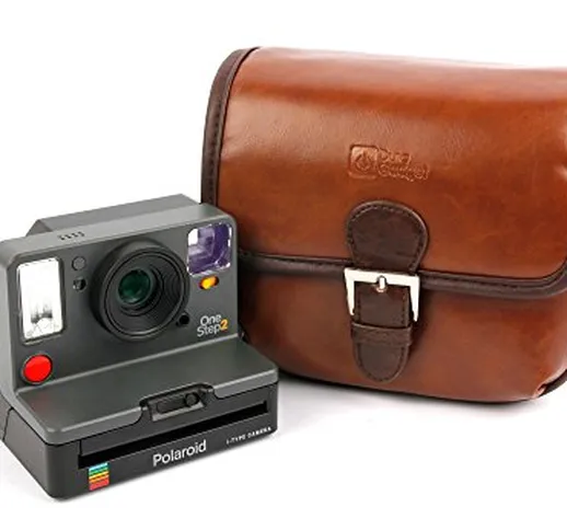 DURAGADGET Borsa Vintage per Fotocamera Polaroid OneStep 2 - con Tracolla Regolabile - Alt...