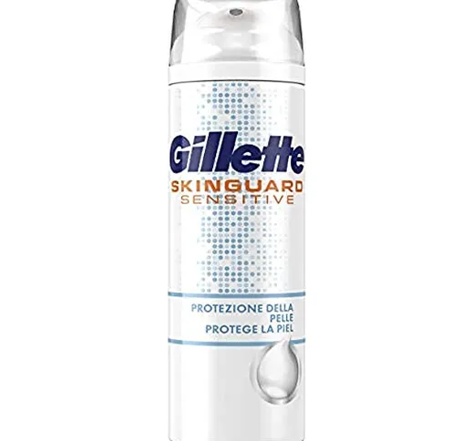 Gillette Skinguard Schiuma da Barba per Pelli Sensibili, 200ml