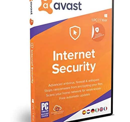 Avast Internet Security 2020 | 1 PC | 1 anno