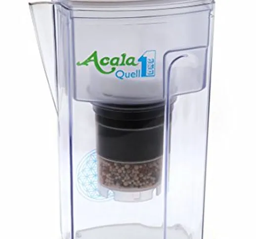 Filtro Acqua AcalaQuell One Caraffa Filtrante | Bianco | Prestazioni di filtrazione elevat...