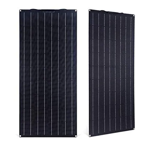 SARONIC Pannello Solare Fotovoltaico ETFE Monocristallino Flessibile Semi-Flessibile da 10...