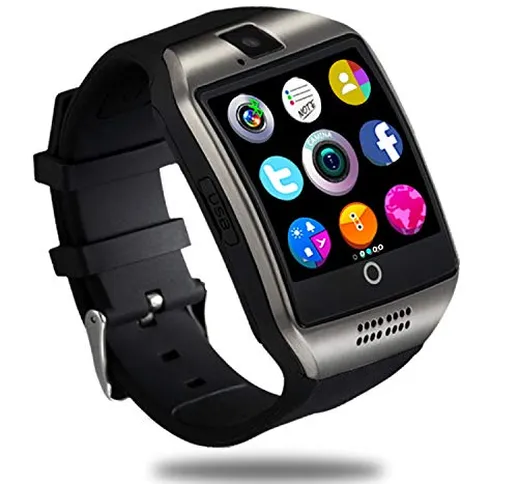 Smartwatch,Bluetooth Smart Watch con Camera Orologio Intelligente Orologio Cellulare Imper...