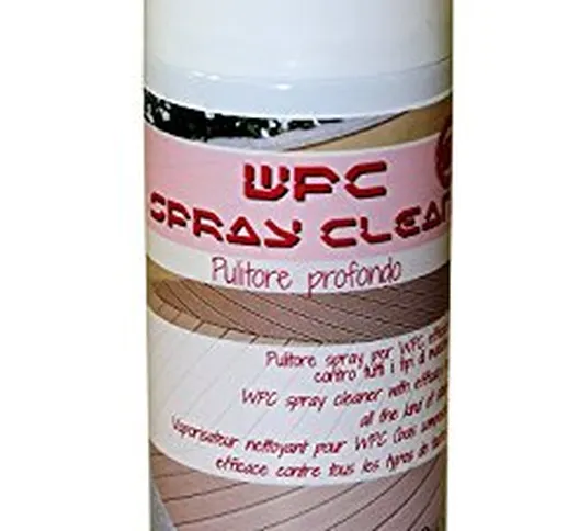Pulitore Spray per decking WPC ad azione profonda, efficace contro diversi tipi di macchie...