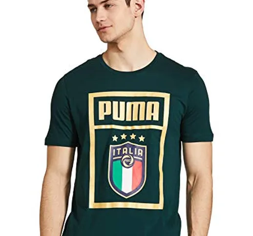 PUMA Tshirt Dna FIGC Verde 20/22 Italia S Verde