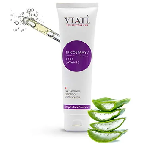 Ylatì Base Lavante - Shampoo Extra-Delicato Anti-Prurito con Acido Ialuronico e Aloe Vera...