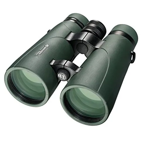 Bresser Pirsch 8x56 Binocolo con rivestimento P per correzione della fase – verde