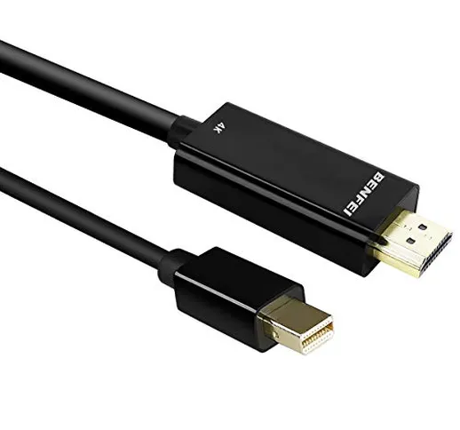 BENFEI Cavo Mini DisplayPort a HDMI 4K, Cavo 1.8 m Mini DP a HDMI (Compatibile Thunderbolt...