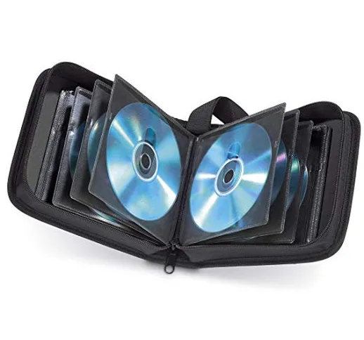 Hama custodia CD per 40 CD / DVD / Blu-ray, nero