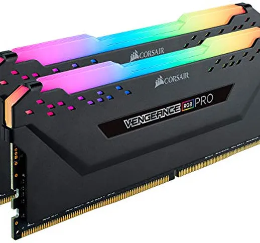 Corsair Vengeance RGB PRO 64 GB (2 x 32 GB) DDR4 3000 (PC4-24000) C16 Desktop Memory - Ner...
