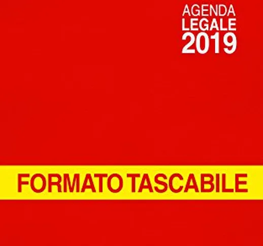 Agenda legale 2019 rosso. Ediz. minore