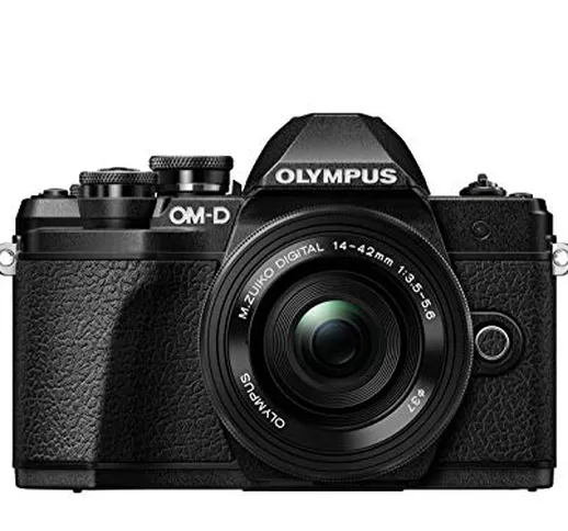 Olympus OM-D E-M10 Mark III Kit Fotocamera di Sistema Micro 4/3, 16 MP, Stabilizzatore d'I...
