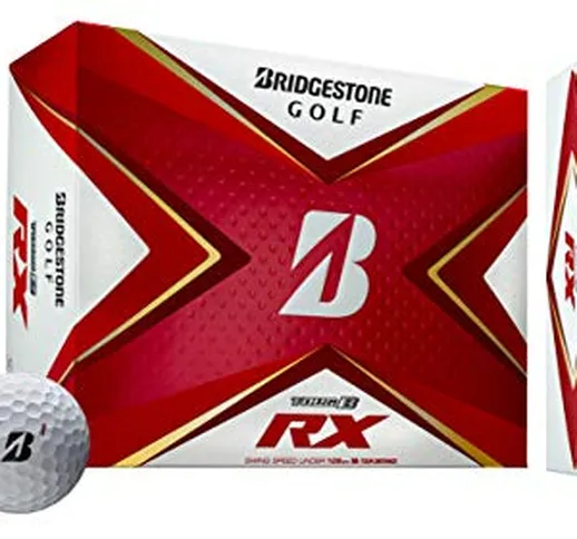 Bridgestone 2020 Tour B RX - Palline da golf, 1 dozzina, colore: Bianco