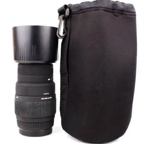 DURAGADGET Borsa/Custodia per obiettivi Tamron 70-210mm f/4 di VC USD - con Moschettone -...