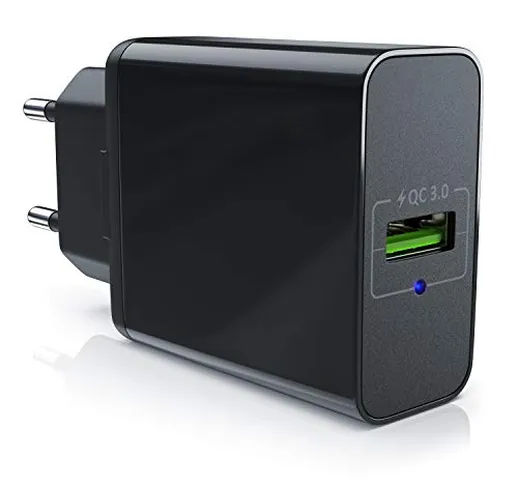 aplic - Caricabatterie USB Quick Charge 3.0 QC - Caricatore USB Ultra rapido - Tecnologia...