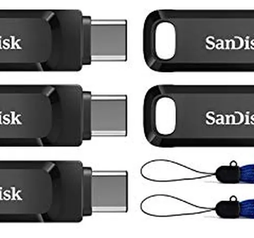 SanDisk 128GB Ultra Dual Drive Go (SDDDC3-128G-G46) 2-in-1 USB Type-A & Type-C Flash Drive...
