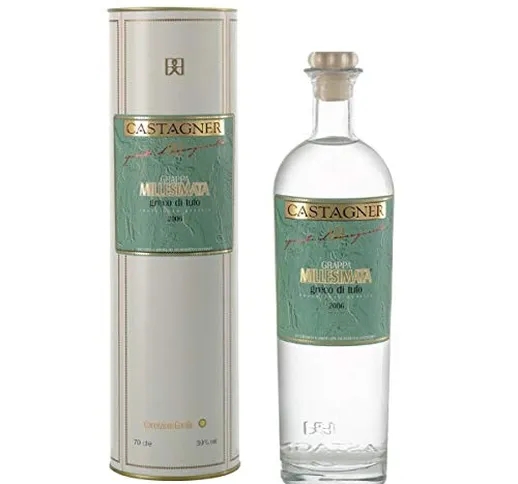 Grappa castagner MILLESIMATA GRECO DI TUFO, con scatola originale 70 cl