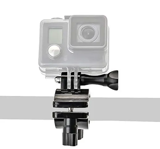 Supporto Bici per GoPro Hero, woleyi Supporto Fotocamere Bicicletta Manubrio per GoPro Her...