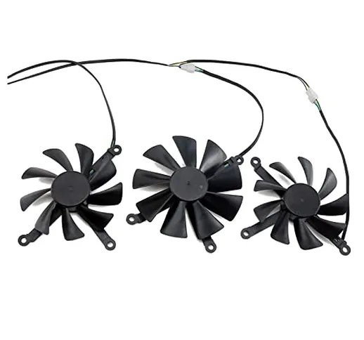 Yanluo 3pcs / Lot. CF1015H12S 4. Pin Compatibile for XFX. Radeon. RX 5700 xt Thicc III Ult...