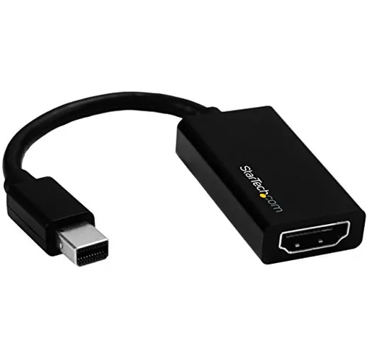 STARTECH.COM Adatattore Mini Displayport a HDMI 4K a 60Hz, Convertitore Attivo Mdp 1.2 a H...