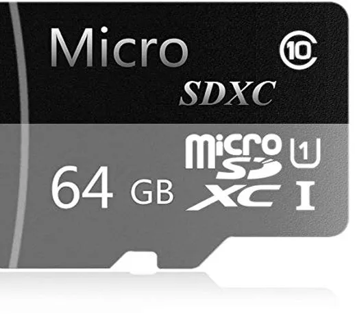 Genericca - Scheda Micro SD SDXC da 64GB/128GB/256GB/400GB/512GB/1024GB ad alta velocità c...