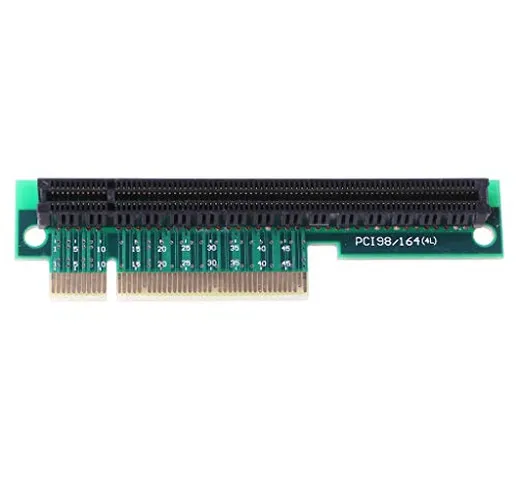 MYBOON Adattatore Riser PCI-E da 8X a 16X Scheda PCI-Express da x8 a x16 a 90 Gradi per 1U...