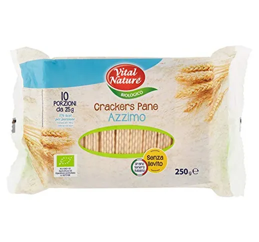 Vital Nature Spa Crackers di Pane Azzimo Classico Bio - 6 confezioni da 250 g