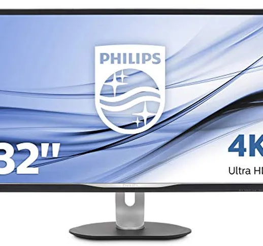 Philips 328P6VJEB Monitor 32", 4K, LED VA, Ergonomia Totale, Colori a 10/12 Bit, Multiview...