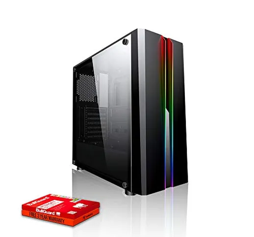 Fierce Dominator RGB Gaming PC - Veloce 4.2GHz Hex-Core AMD Ryzen 5 3600, 500GB Disco a St...