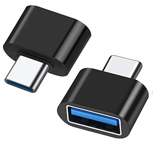 leizhan Adattatore USB C a USB 3.0, Adattatore Tipo-C a USB 3.0 con OTG Connettore Alta ve...