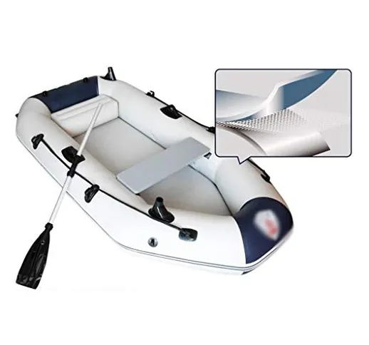 Kayak Pieghevole - Kayak Gonfiabile per 2 Persone con Barca Gonfiabile, Due Remi in Allumi...