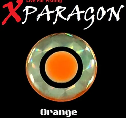X Paragon LURE OCCHI GLOW SPARKLE 22 mm - Arancione