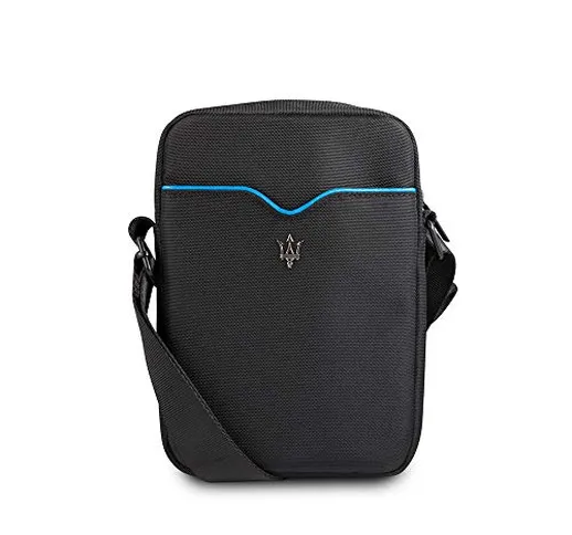 Maserati GRANDSPORT - Borsa per Tablet da 8", Colore: Nero