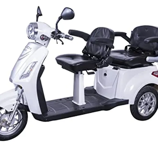 Scooter elettrico 3 ruote Disabili Anziani Z-Tech ZT-18 Trilux 25km/h con Differenziale 48...