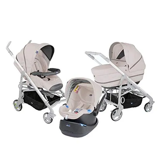 Chicco Trio Love Up Edizione Limitata Sandshell - Beige + Dispositivo Anti Abbandono Bebè...