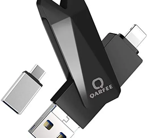 Chiavetta USB 128GB Memoria USB Compatibile Con Phone 4 in 1 USB Memory Stick Flash Drive...