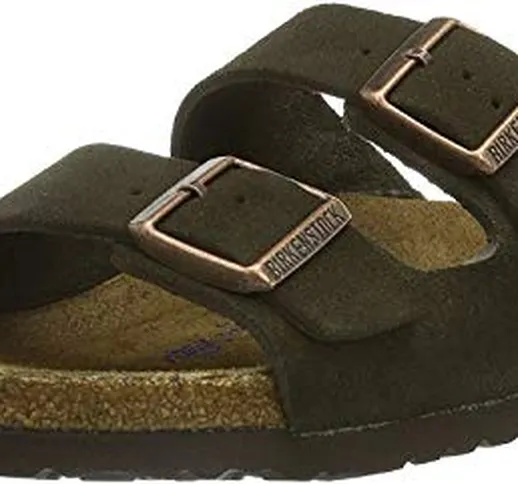 Birkenstock Arizona SFB, Sandali a Punta Aperta Unisex-Adulto, Marrone (Marron Mocca Marro...