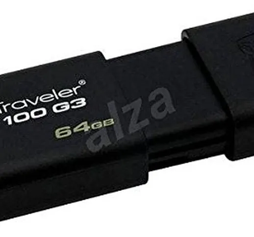 Kingston G3 DataTraveler DT100G3/64 GB, chiavetta USB 3.0 da 64 GB - 2 pezzi