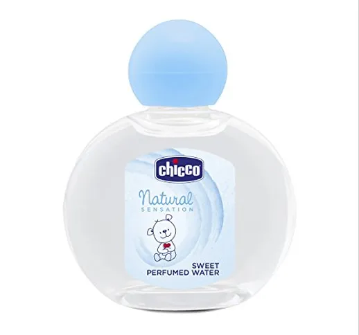 Chicco - Acqua profumata senza alcool Natural Sensation, 100 ml (etichetta in lingua itali...