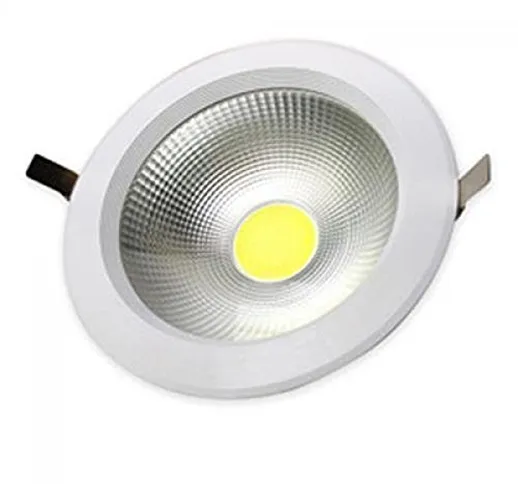 V-TAC SKU.1272 Downlight LED High lumen 20 W vt-26201, Plastica, e altro materiaux, 20 W,...