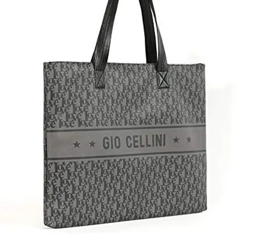 Gio Cellini borsa a shopping City Bag - Grigio