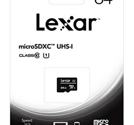 Lexar 64GB microSDXC UHS-I memoria flash classe 10