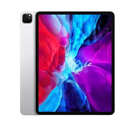 2020 Apple iPad Pro (12,9", Wi-Fi + Cellular, 512GB) - Argento (4ª generazione)