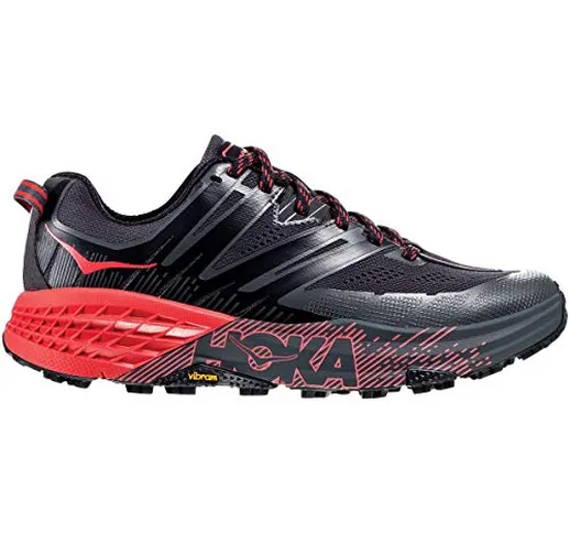 HOKA ONE ONE Speedgoat 3 Womens (36 2/3 EU, Grey/Red)